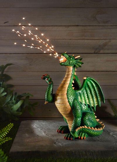 Drache mit LED-Licht 
