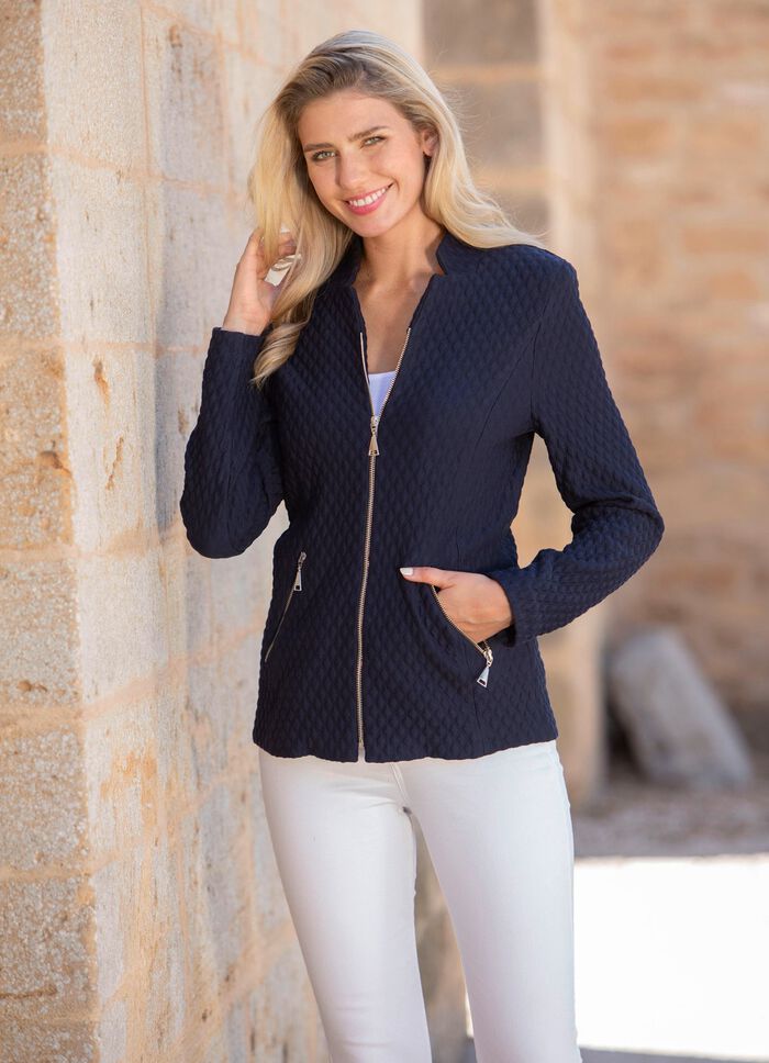 Jacke mit Schulterpolstern 