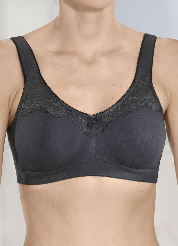 Naturana Zweierpack BH mit doppelt vorgeformten Cups 1X SCHWARZ, 1X WEISS