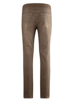 Jeans in bequemer Schlupfform COGNAC MELIERT