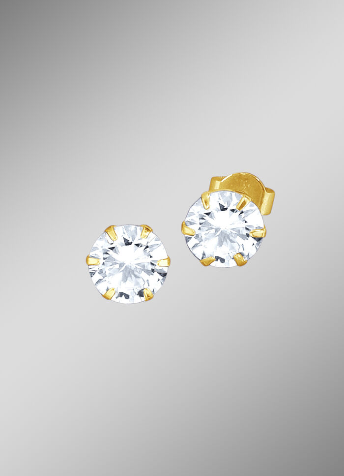 Ohrstecker mit Zirkonia 