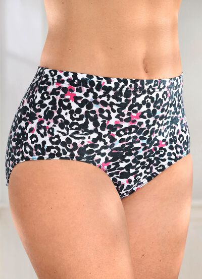 Viererpack Slips mit Druckdessin 