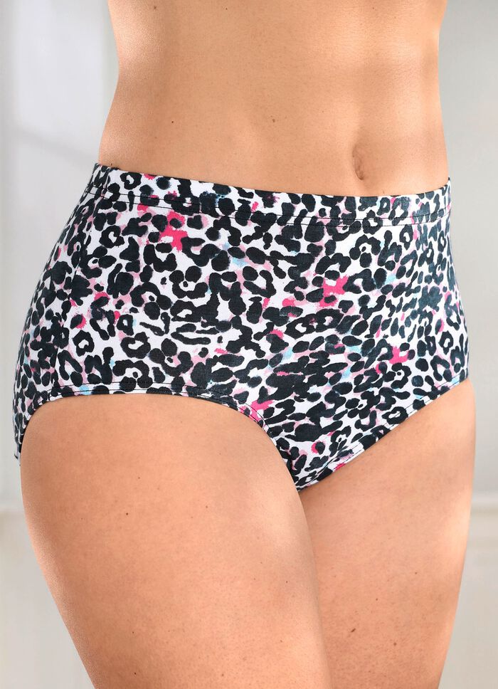 Viererpack Slips mit Druckdessin 