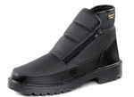 Stiefelette aus Synthetikmaterial SCHWARZ
