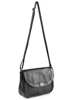 Laurina, Tasche, Damen, mit verstellbarem Umh&auml;ngeriemen SCHWARZ