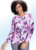Shirt mit Alloverdruck BEERE-MULTICOLOR