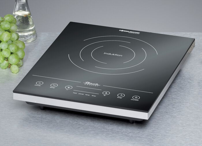 Induktions-Kochtafel in 2 AusfüIhrungen SCHWARZ