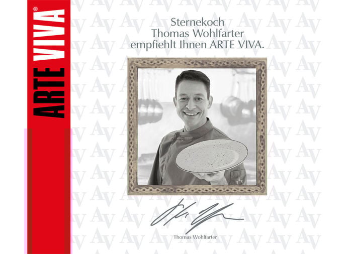 Kombi-Service, 16-teilig, aus Feinsteinzeug im Natur-Look BEIGE-TÜRKIS