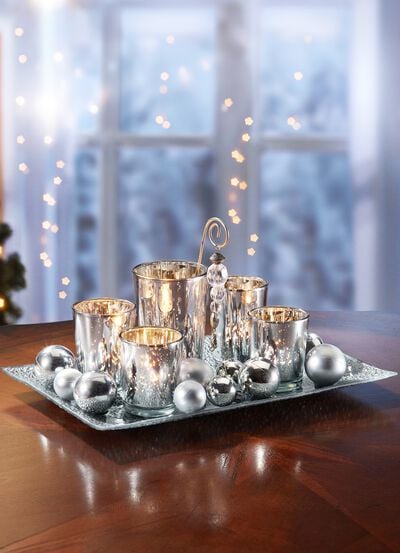 Glas-Kerzenhalter 18-teilig 