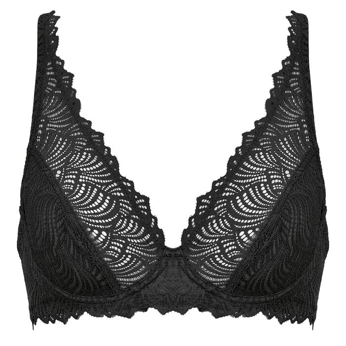 Naturana B&uuml;gel-BH aus elastischer Spitze 