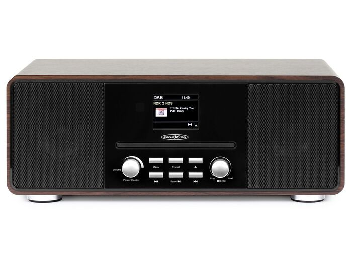 Reflexion HRA19DAB Stereoanlage mit DAB+ Radio BRAUN