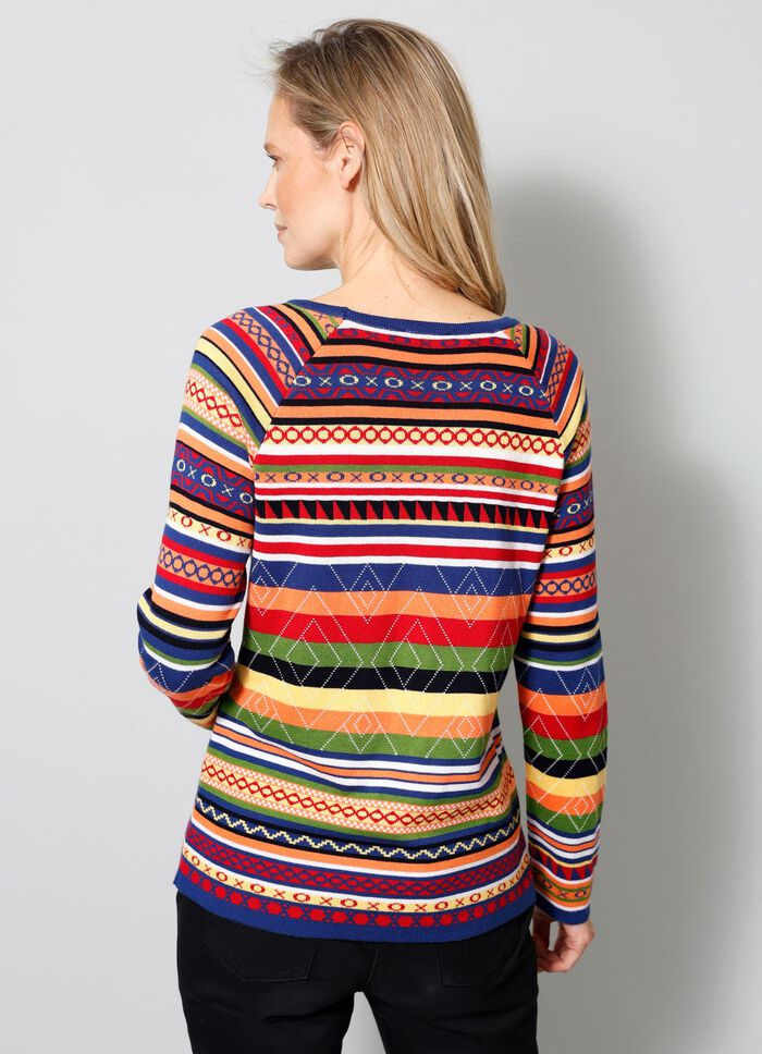 Pullover in Jacquard-Dessin 