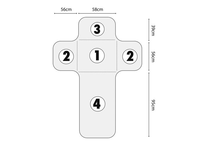 Wende-Schoner f&uuml;r Sessel oder Sofa BEIGE-BRAUN