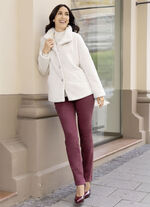 Jacke aus kuschelweichem Plüsch 