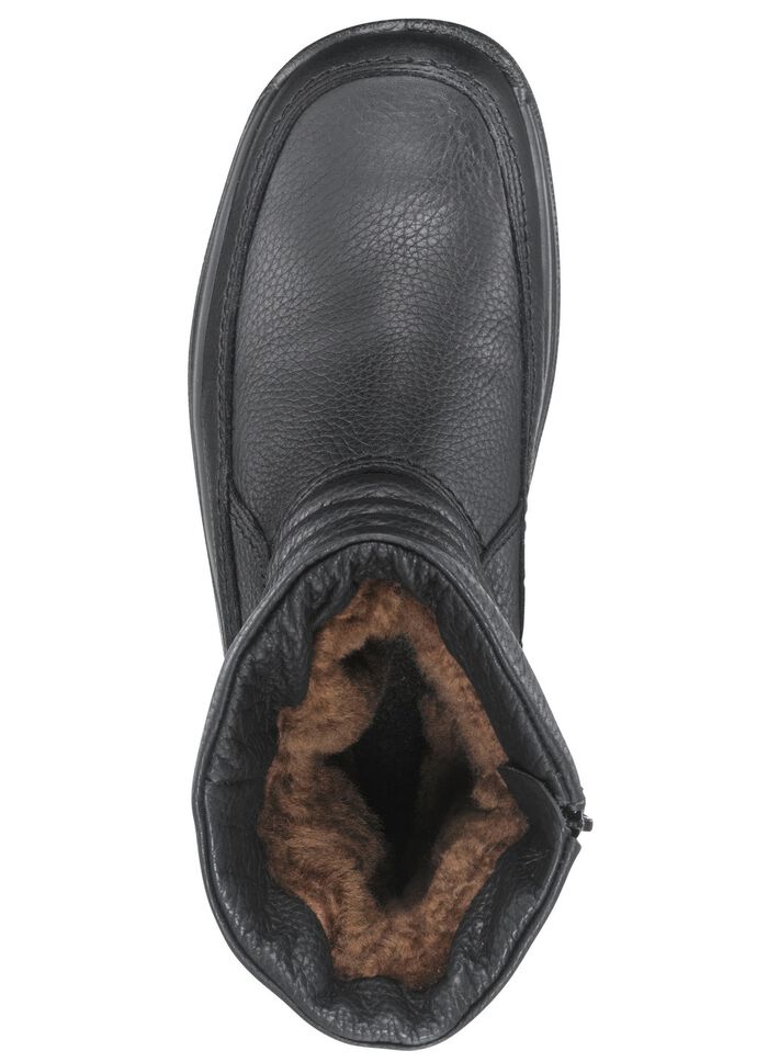 Stiefel mit Lammfellfutter SCHWARZ