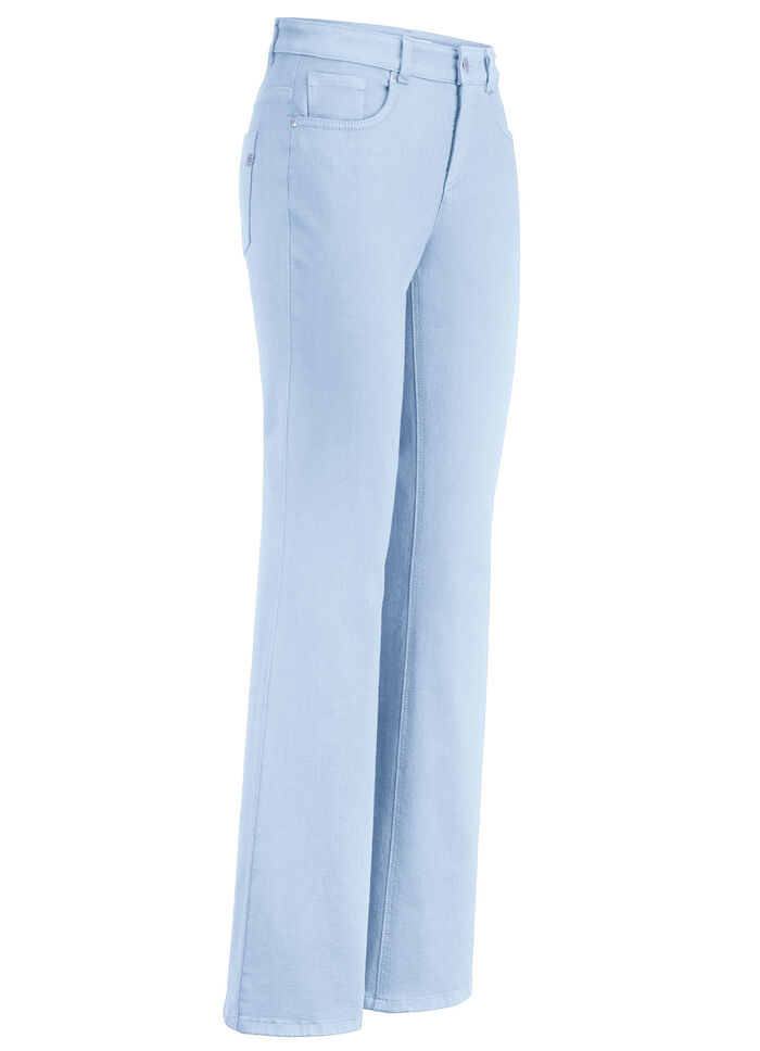Magic-Jeans mit modisch weiterem Beinverlauf HELLBLAU