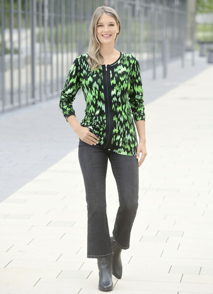 Shirtjacke mit praktischem Reißverschluss 