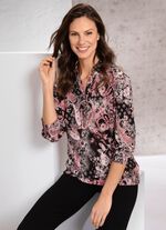 Shirt-Tunika mit farbbrillantem Druck 