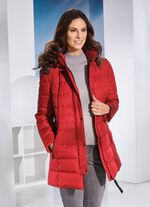 Funktionsjacke mit abnehmbarer Kapuze 