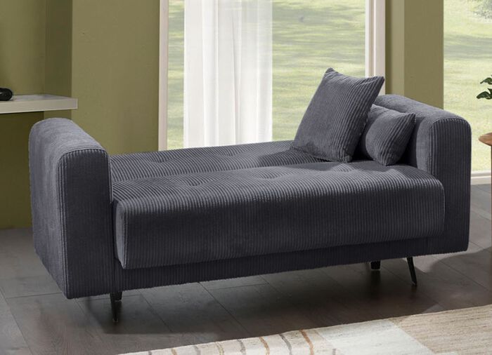 Moderne Polsterm&ouml;bel mit trendigem Cord-Bezug 