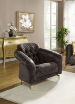 Prachtvollen Polstermöbel mit komfortabler Nosagfederung BRAUN