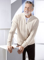 Jacke mit durchgehendem Rei&szlig;verschluss in 5 Farben BEIGE