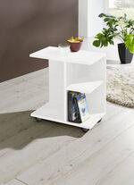 Beistellwagen auf Rollen WEISS