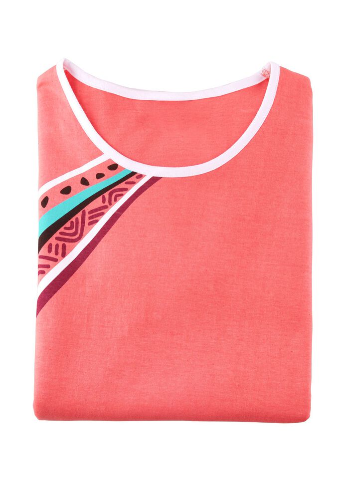 Zweierpack Nachthemden, k&uuml;rzer geschnitten aus Baumwolle 