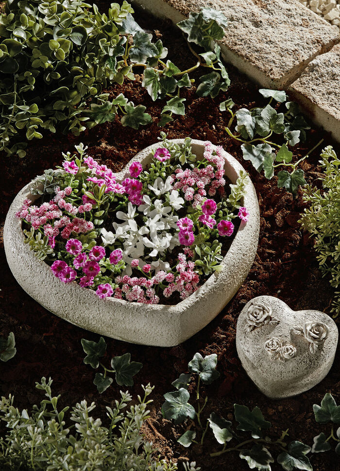 Pflanzschale Herz, 2-teilig 