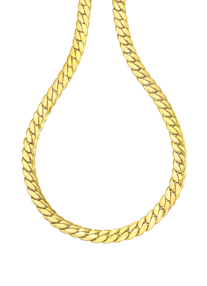 Schwere Panzerkette aus Gold 