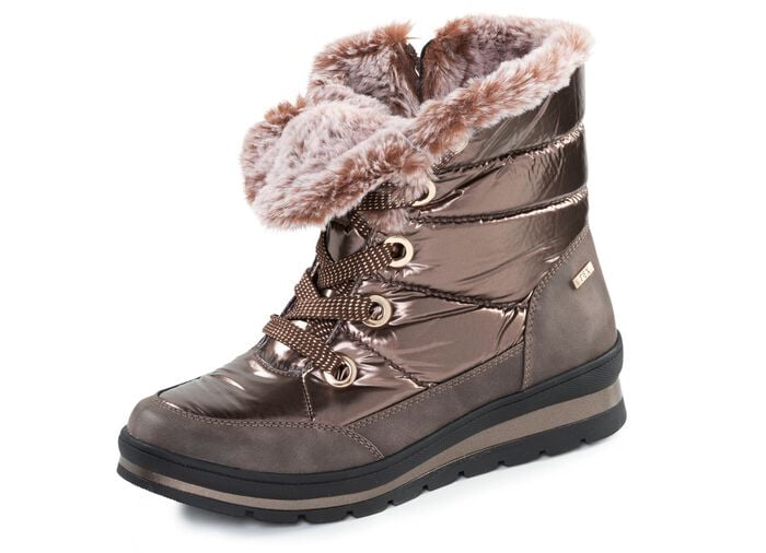 ELENA EDEN, gef&uuml;tterte Damen-Boots, Winterschuhe, Weite G, mit herausnehmbarem Fu&szlig;bett 