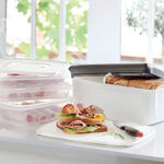 Tupperware BreadSmart Brotbehälter WEISS-SCHWARZ