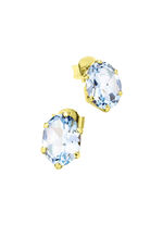 Ohrstecker mit Blautopas 