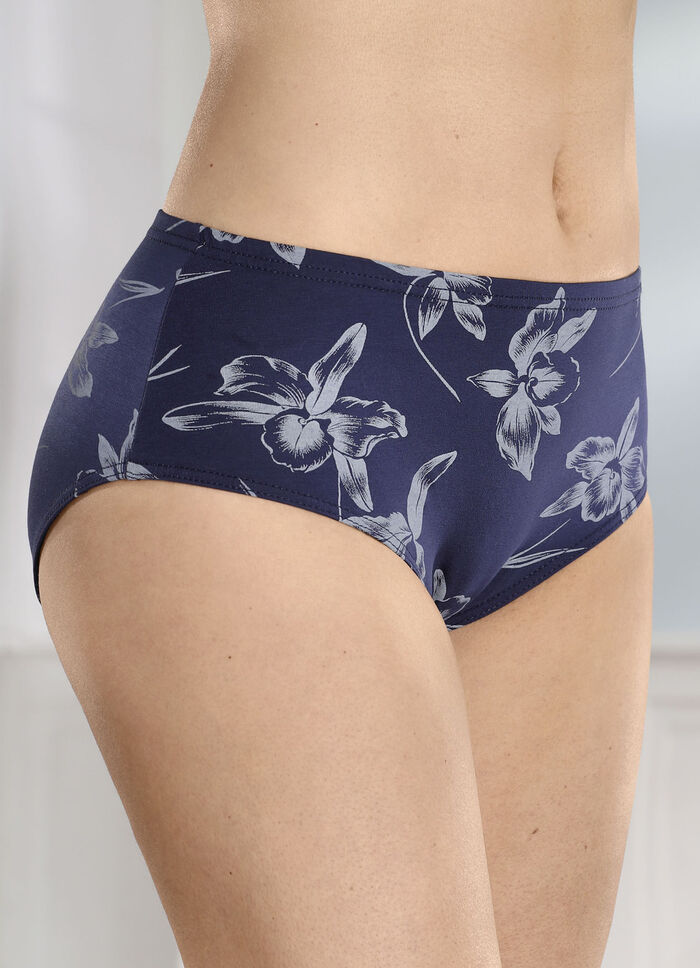 Dreierpack Slips mit Gummizug im Bund 