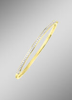 Feiner Armreif mit Brillanten 