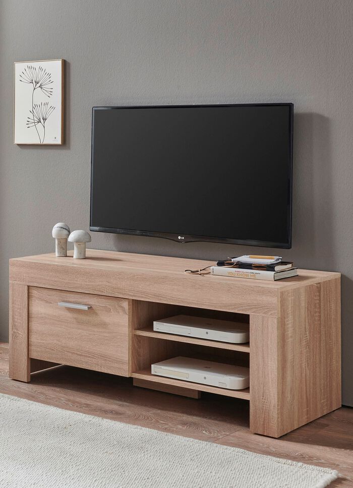 TV-Longboard mit Griffen in Aluminium-Optik 