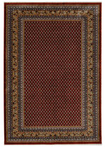 Klassisch schöne Brücken und Teppiche mit hoher Flordichte ROT