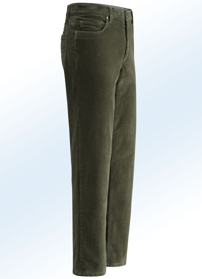 Thermo-Cordhose in 3 Farben OLIV