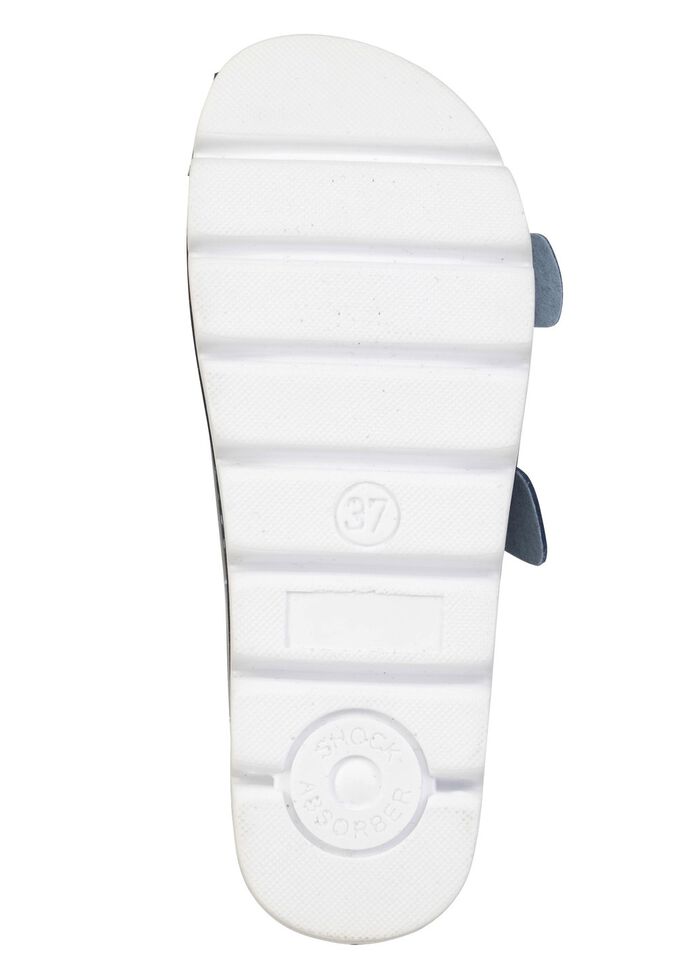 Klassische Damen-Pantoletten, mit verstellbaren Schlie&szlig;en 