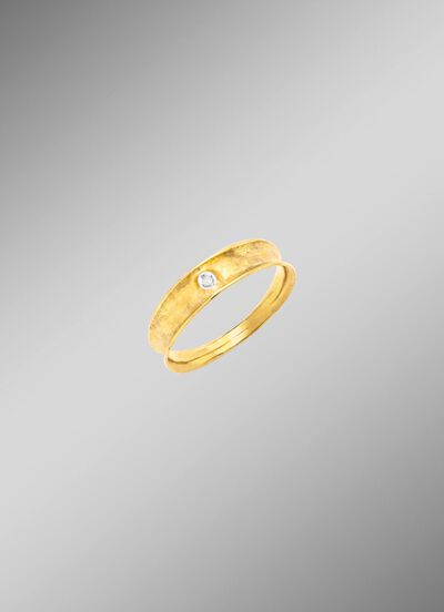 Damenring mit Diamant 