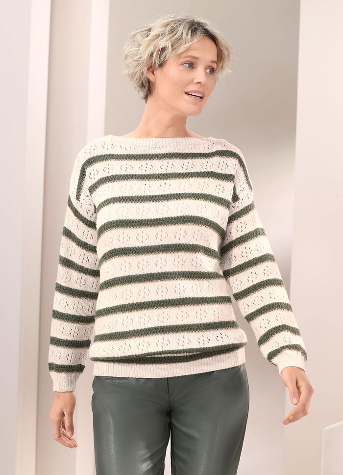 Pullover mit Glitzerakzenten 