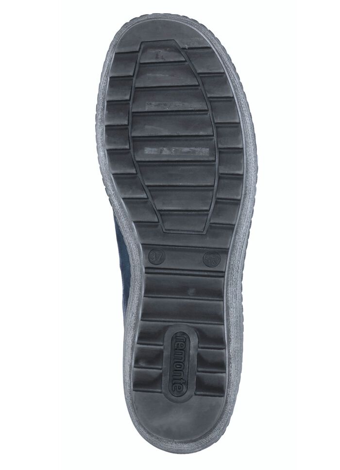 Remonte, bequeme Damen-Sneaker, Weite G, mit herausnehmbarem Fu&szlig;bett BLAU