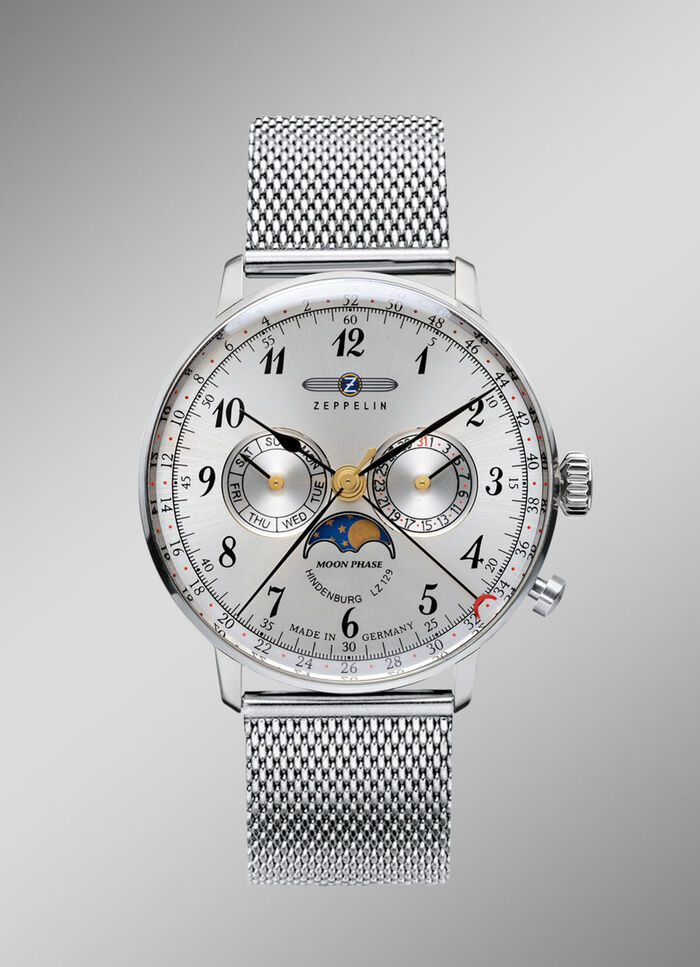Zeppelin-Quartz-Partneruhren aus der Serie Hindenbrurg 