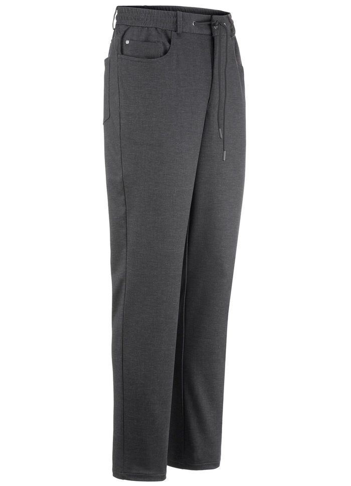 Superstretch-Hose mit Gummibund in 3 Farben ANTHRAZIT MELIERT