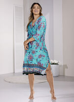 Kaftan, wadenlang und 3/4 langen &Auml;rmeln 