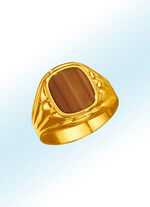 Herrenring mit Tigerauge 