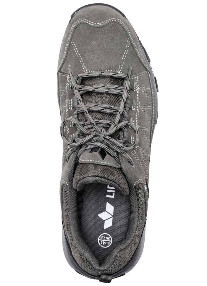 Atmungsaktive Herren-Schnürschuhe, mit herausnehmbarem Fußbett GRAFIT