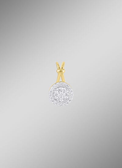 Edler Anhänger mit 27 Brillanten 