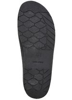 Klassische Herren-Hausschuhe, mit anatomisch geformtem Fu&szlig;bett SCHWARZ-GRAU