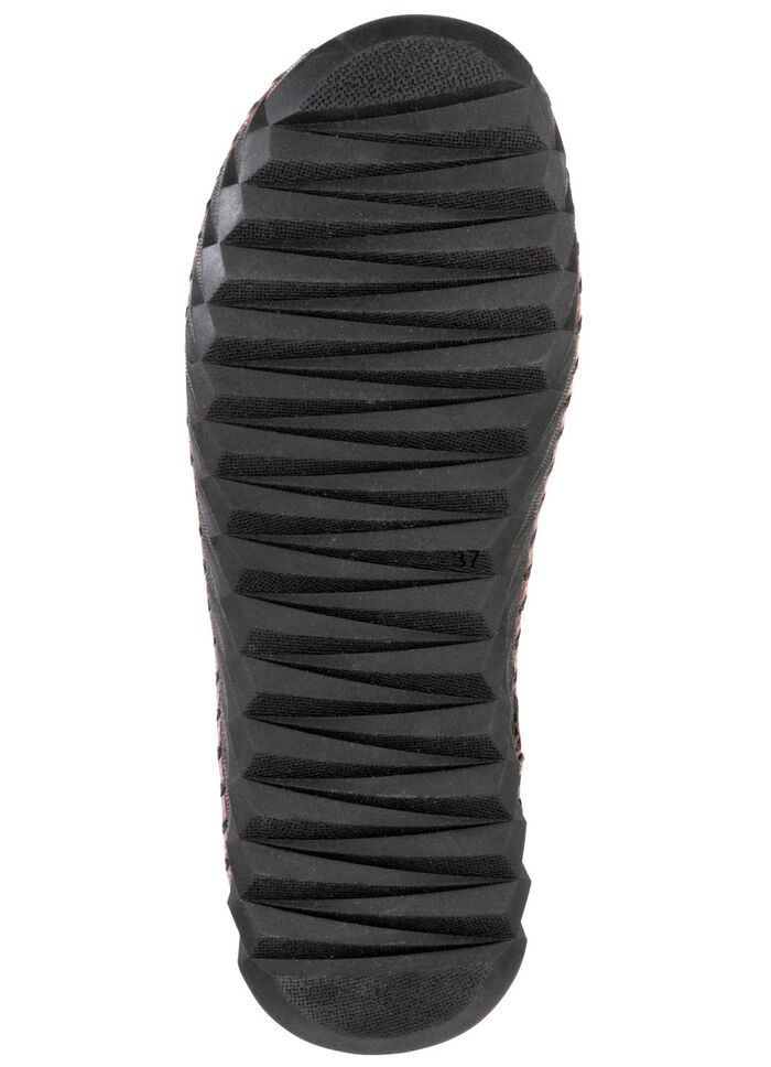 Gemini Bootie aus dezent schattiertem Rind-Nappaleder SCHWARZ-BORDEAUX